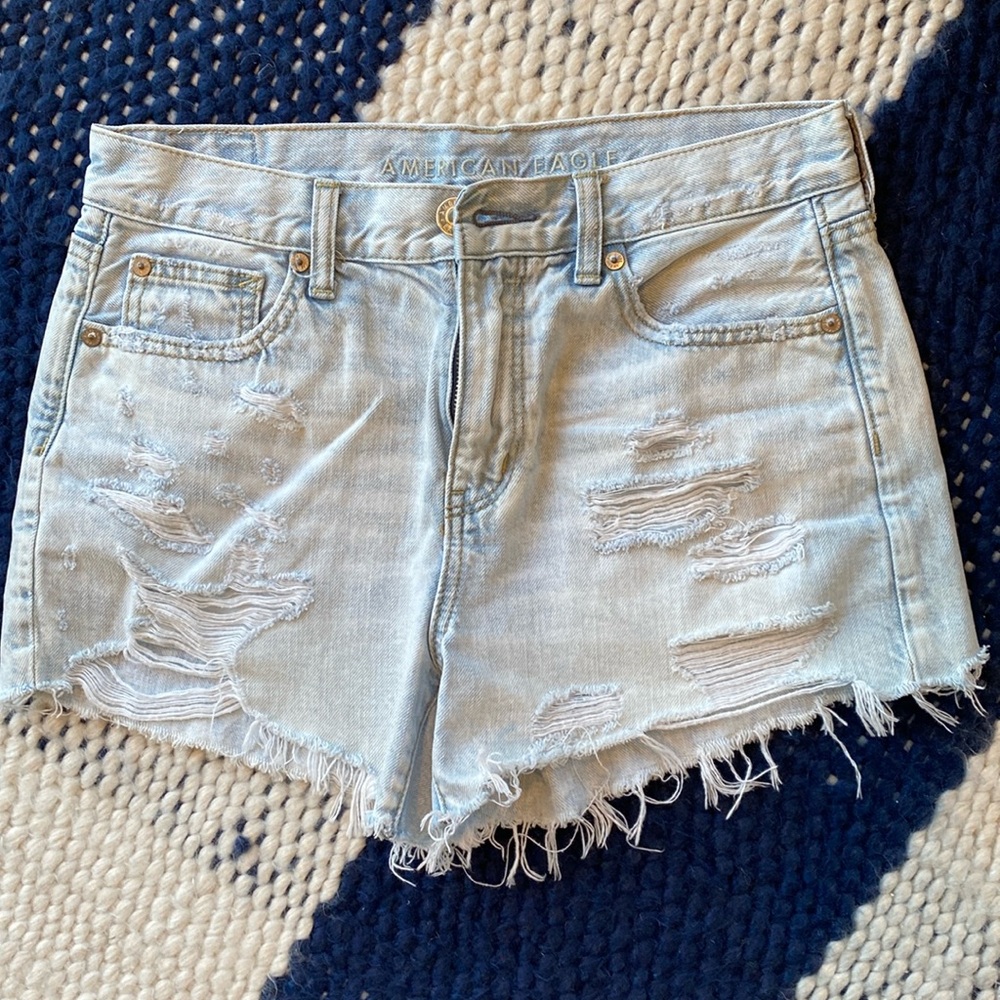 American Eagle Hi-Rise Festival Midi Shorts